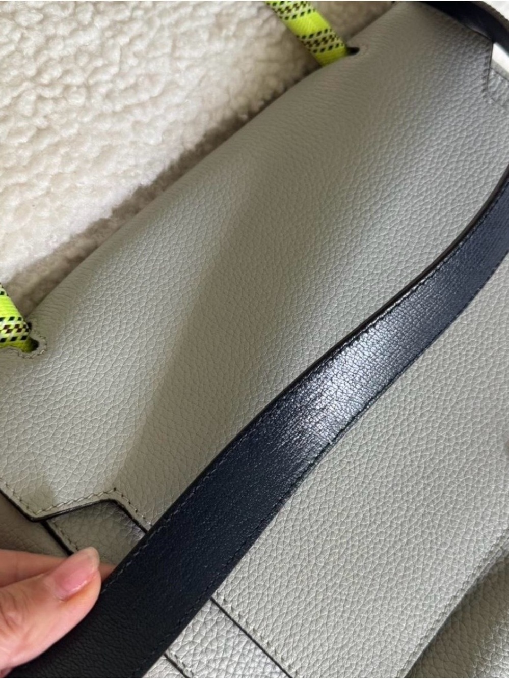 Anya Hindmarch Bathust Satchel bag Grey - Picture 2 of 6